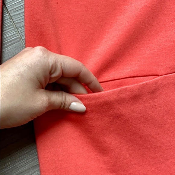 Trina Turk Salmon Peach Leatrice Long Sleeve Mini Dress - Picture 6 of 8